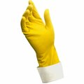 Vortex 2 Count Medium Yellow Caring Hands Latex Gloves VO2595592